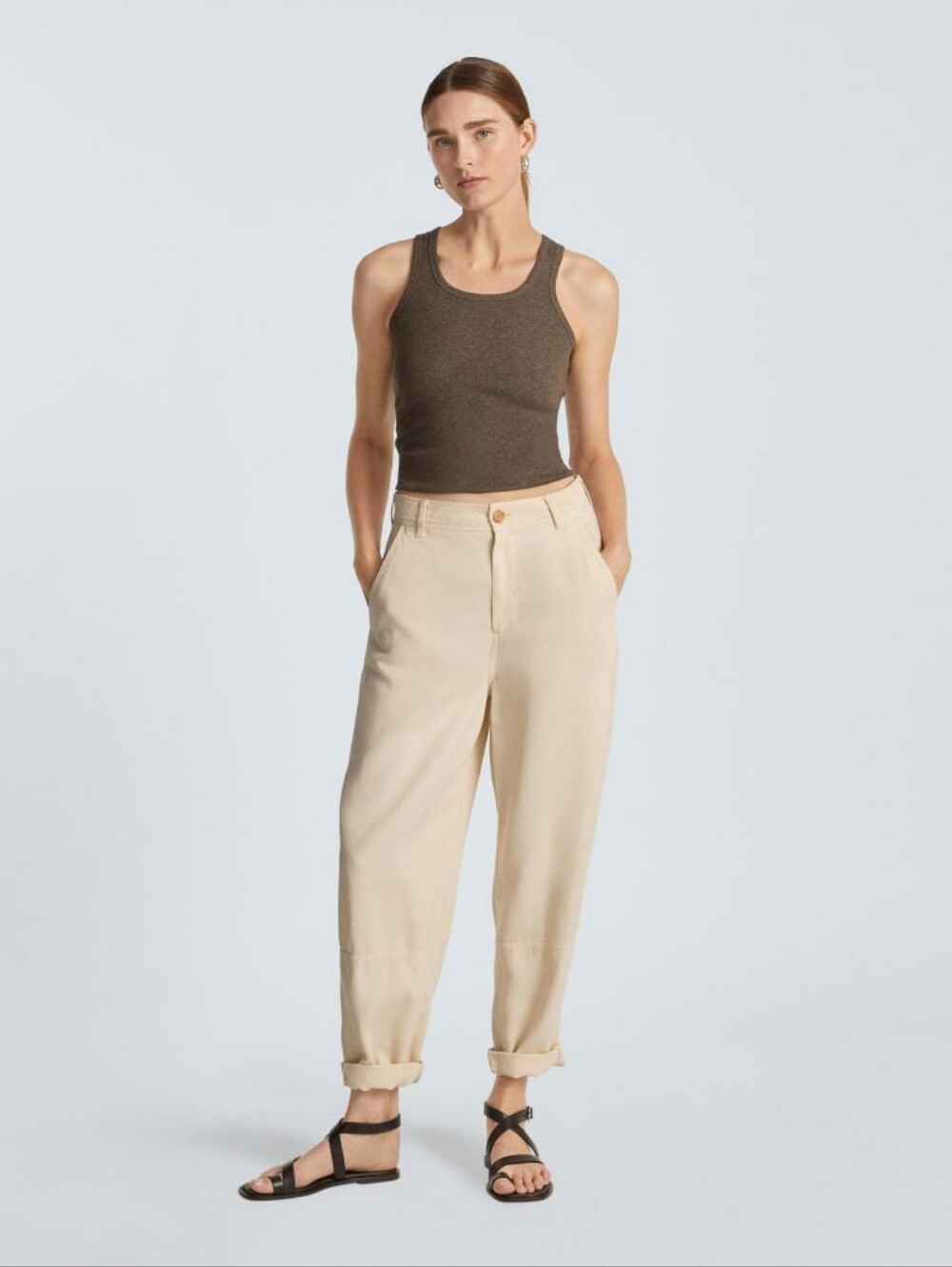 EVERLANE THE CHINO SIZE 6 100% TENCEL